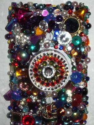 Bejeweled Light Switch Cover - Sold Bejeweled Light Switch Cover - Sold