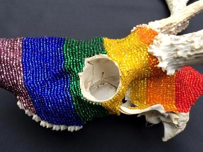 Rainbow Deer Skull - Left Rainbow Deer Skull - Left