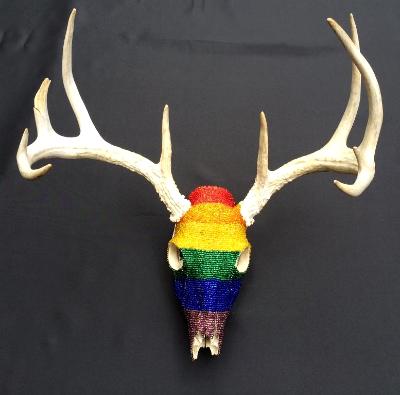 Rainbow Deer Skull Rainbow Deer Skull